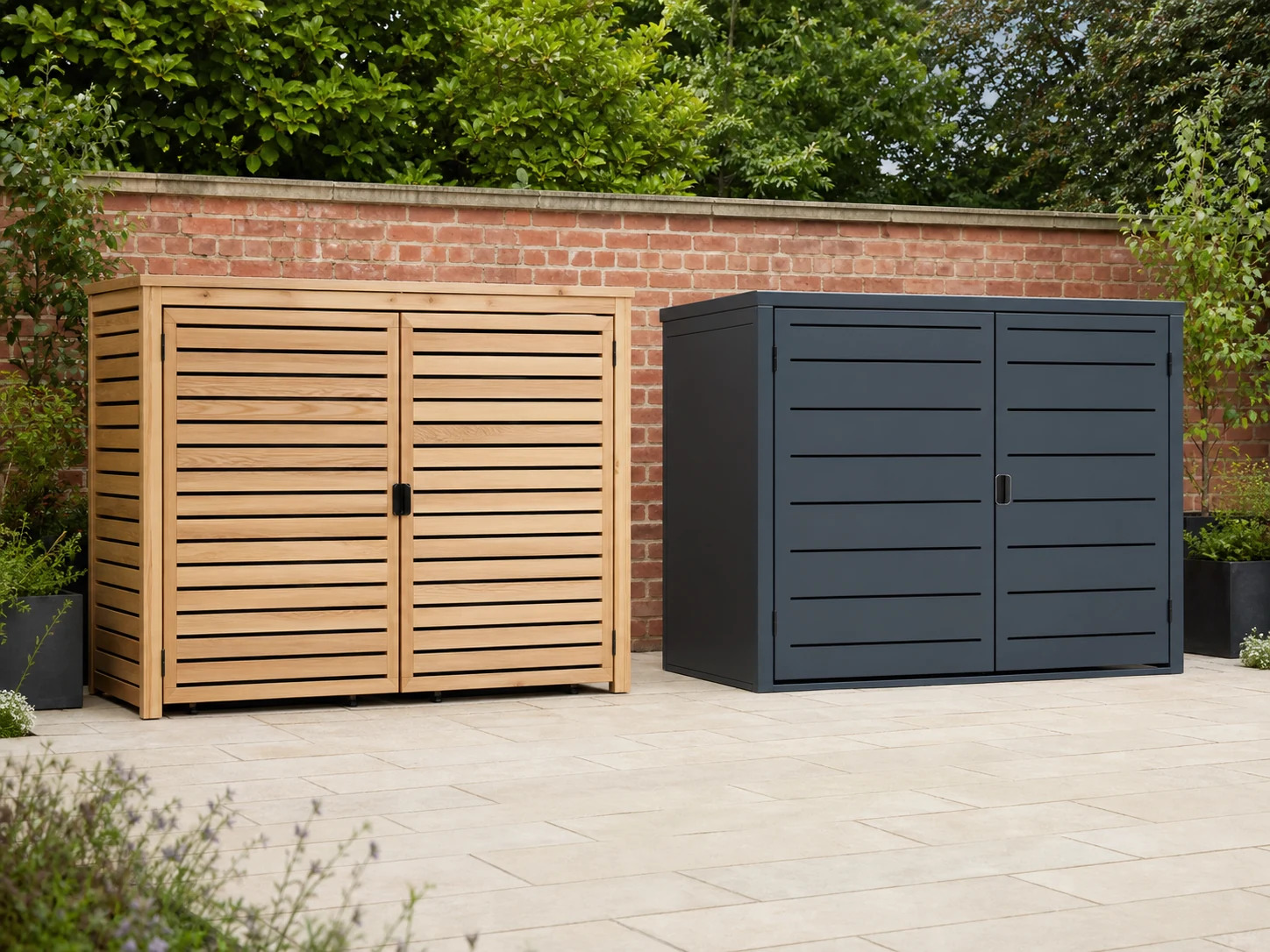 Metal vs wooden bin storage